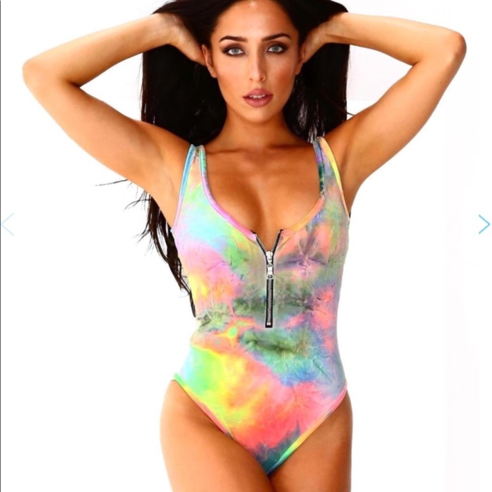 Rainbow bodysuit from Iheartraves